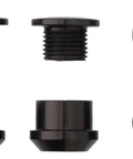 Set Of 5 Chainring Bolts And Nuts For 1X Drivetrains 4 Mm Hex Bolt And 6 Mm Hex Nut 6 Mm Long No Spanner Needed Perfect For Single Ring Setups