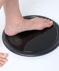 Dead Nuts Accurate Smart Body Fat Scale With Tank Tough Tempered Glass Platform Heavy Duty Digital Weight Meter For Bathroom Floors Auto Step On Tracking BMI And Body Metrics, showing foot on sleek black surface.