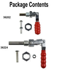 Toggle Clamp Hand Tool With High Holding Capacity For Woodworking And Welding, Push Pull Clamp, Heavy Duty Clamp With 100KG 150KG And 350KG Options, Quick Securing And Durable Steel Build, package contents with two clamp models and bolts