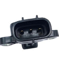 Front view of TPS Throttle Position Sensor Replacement for Yamaha ATV Grizzly 550 700 Rhino 700 Kodiak 450 700 Direct Fit 3 Pin Sensor.