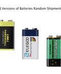Three 9V batteries compatible with Uno Project Super Starter Kit For Beginners With A 22 Lesson PDF Tutorial Beginner Friendly Electronics Lab
