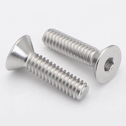 Your Go-To M5 X 20mm Flat Head Socket Cap Screws Stainless Steel 304 Bright Finish DIN 7991 Countersunk Bolts With Allen Hex Drive