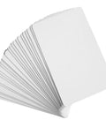 White 13.56MHz NFC Non Contact Access Key RFID Card With 48 Byte EV1 Chip And Durable PVC Construction 50 Pack