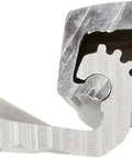 Internal view of Beefy Heavy Duty Full Surface Center Pivot Hinge CFS83CPHD1 83 Inch Clear Anodized Aluminum for fire doors.