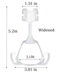 2 Pack Replacement Frame For FX Nasal Mask Nasal Guard Beefed Up Durability Eco Friendly Plastic Reusable CPAP Accessory That Fits FX Nasal Guard Widened Frame Easy Install Lasting Comfort, widened frame 5.2 in