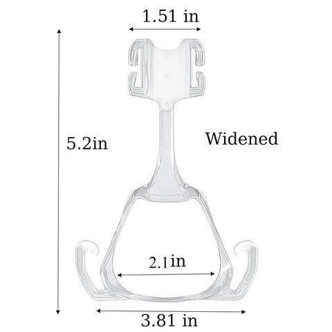 2 Pack Replacement Frame For FX Nasal Mask Nasal Guard Beefed Up Durability Eco Friendly Plastic Reusable CPAP Accessory That Fits FX Nasal Guard Widened Frame Easy Install Lasting Comfort, widened frame 5.2 in