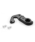 Black aluminum derailleur hanger with mounting screws for Cannondale Catalyst, Foray, and more. Compatible with 29 and 27.5 wheels.