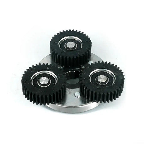 36T Nylon Planetary Gears With Bearing For Hub Motor Electric Bike Replacement Parts Kit For E Bike Repair Black Durable High Performance