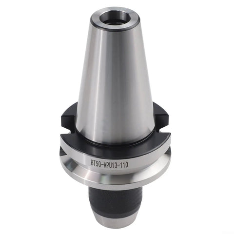 Beefed Up Heavy Duty CNC Drill Chuck Holder With Self Tightening System For BT30 BT40 BT50 Collets APU08 APU13 APU16 Adapters Hardened Steel Lathe Chuck Three Jaw Clamping System Milling Machine Upgrade For BT50 APU13 110L, BT50-APU13-110 tool holder