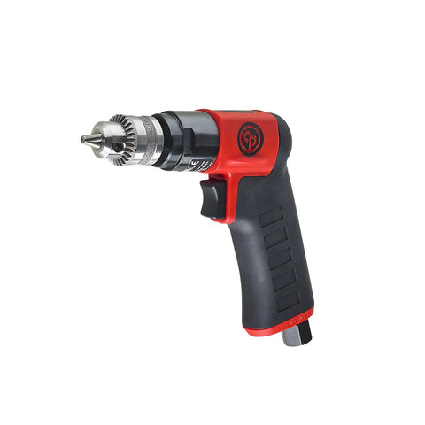 Air Power Drill With 1 Quarter Inch Keyed Chuck, Pistol Handle Grip, 0.31 HP And 230 W Motor, 3300 RPM, Heavy Duty Hand Drill