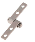 Two Pack Nickel 0.1 N.m 360 Degree Rotation Torque Type Friction Positioning Hinges With 3.3 mm Holes And 19 mm Length For Automotive Use