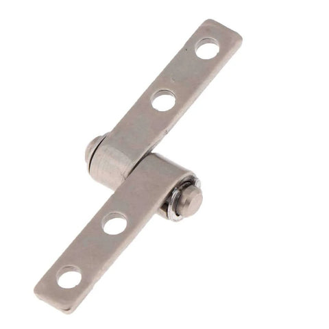 Two Pack Nickel 0.1 N.m 360 Degree Rotation Torque Type Friction Positioning Hinges With 3.3 mm Holes And 19 mm Length For Automotive Use