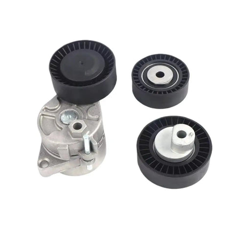 Must Have Serpentine Belt Tensioner Idler Pulley And Timing Kit For Your BMW 328i 525i X5 Z4 Replaces 11281427252 VKM38004 To Keep Your Beast Running Smooth Like Butter black metal belt tensioner and pulleys set