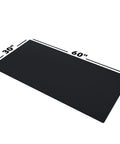 Massive 60 By 30 Inch Gaming Desk Mat With 4mm Thick Cloth Surface, Stitched Edges, And Non Slip Rubber Base, Ultra Large Mouse Pad