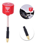 Red 5.8Ghz FPV Drone Antenna High Gain Bendable Directional For Steady Pro Grade Video Transmission With 100MHz Bandwidth MMCX