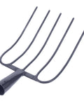 Manure Fork Hand Tool For Lawn And Farm Work With Five Point Design Five Point Tines For Clearing Manure And Grass