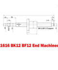 Technical drawing of Rock Solid Precision Ball Screw With Ball Nut SFE1616 C7 16mm diameter, 16mm lead, 800mm travel, BK12 BF12