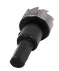 18.2mm HSS Hole Saw Set With 66mm Overall Length And 13mm Cutting Depth, Includes Four Hole Saws And Four Hex Wrenches