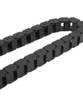 1M Black Nylon Cable Drag Chain With 10x15mm Inner Size Wire Carrier Chain Built Tough Reinforced PA66 Energy Chain view