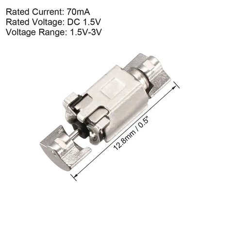 Tiny Micro Mini Double Shaft Vibration Motors Dual Head Vibe Motors DC 1.5V 70mA Low Voltage 12.8x4.4mm