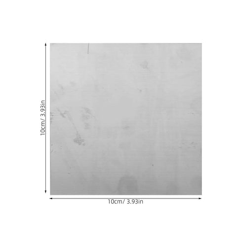 Two Piece Square Stainless Steel Sheet 100x100x2mm Flat Metal Plate Smooth Mill Finish For Industrial Fabrication DIY Projects Hardware Repair Built Tough Ready To Roll