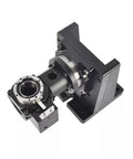 Straight Up Precision 4TH And 5TH Axis Motorized Hollow Rotating Platform Indexing Rotary Table For CNC Rotation Stage With Stepper Driver For Robotic Arm Marking Tasks, close-up view.