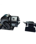 Heavy Duty Semi Indexing Dividing Head Plus 6 Inch 3 Jaw Tailstock Chuck built tough with hardened steel gears for precise machining.