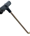 Trampoline Spring Tool For Easy Removal And Quick Installation, Heavy Duty Spring Puller With T Shape Hook And Comfortable Plastic Grip, One Piece Handle Design For Safe DIY Spring Replacement, black plastic handle