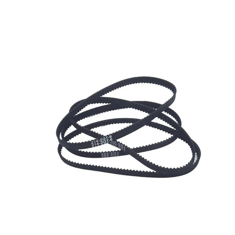 Five Pack 6mm Timing Belt Set 2GT 670 Size for Gearhead Machinery and Automotive, shown coiled, high elasticity for smooth operation