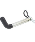 Half Inch Trailer Hitch Pin And Clip For Class I And II Hitches, Zinc Plated Steel With Vinyl Coated Head, Durable Pin