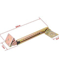 2 Pack Angle Desk Lifting Rod And 10 Gear Adjustable Angle Hinge with 24cm arm and heavy duty steel plate for cabinet doors.