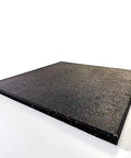 Ultra Sturdy Rubber Anti Vibration Pad 24 By 24 Inch Square, 0.6 Inch Thick Floor Safe Vibration Dampener shown from an angle