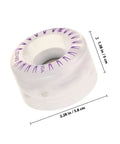 2 Pack LED Roller Skate Wheels With Bearings For Quad Skates And Skateboards Light Up Indoor Outdoor Skating Gear Replacement Parts