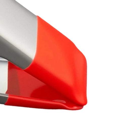 Magnetic Clip Holder For Kitchen And Office Heavy Duty Metal Clip With Strong Magnetic Base No Drill Mount Perfect For Hanging Papers Photos And Notes In Busy Homes And Workspaces, red close-up