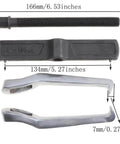 Heavy Duty 2 Jaw Puller With Single Hook Lifting Tool, Chrome Vanadium Steel, disassembled view showing components and measurements