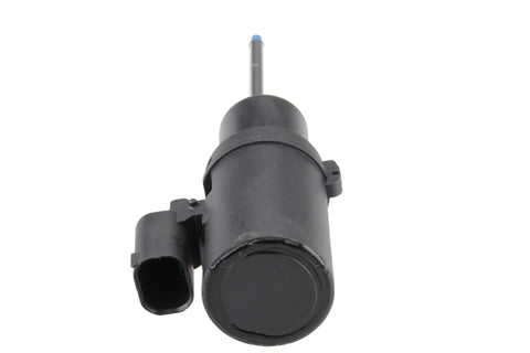 URO Parts 30742306 brake booster sensor, black plastic body with side electrical connector (front view)