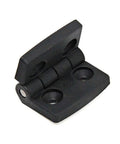 Black Plastic Door Bearing Butt Hinges for Cabinets and Drawers, Built to Last, Corrosion Resistant, Pre Drilled Countersunk Holes