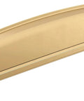 Champagne Bronze Cup Cabinet Pull 5 1 16 Inch Center To Center 6 3 8 Inch Overall Length Stature Collection Drawer Pull For Cabinets And Furniture 1 Pack
