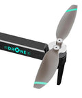 GPS Drone Propeller Blades Kit For Pro Grade Drones, high-strength composite material, close-up of propeller attached to drone arm