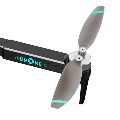 GPS Drone Propeller Blades Kit For Pro Grade Drones, high-strength composite material, close-up of propeller attached to drone arm