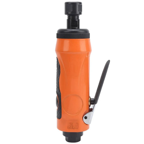 Heavy Duty Pneumatic Air Die Grinder With Straight Shaft And 20000 RPM, compact orange handheld tool for grinding and polishing.