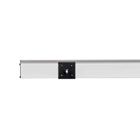 Close-up of 8-Outlet Surge Protector Power Strip With 6-Foot Cord, Metal Housing, showing the metal structure and mounting option.