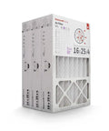 3 Pack 16x25x4 MERV 8 HVAC Furnace Air Filters For Home Use Traps Dust Pollen Smoke Mold Electrostatic Filtration
