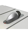 Heavy Duty Shop Rockstar With Kickass 12 Inch Table Saw featuring a 12 inch blade and sturdy metal base for precision cutting.