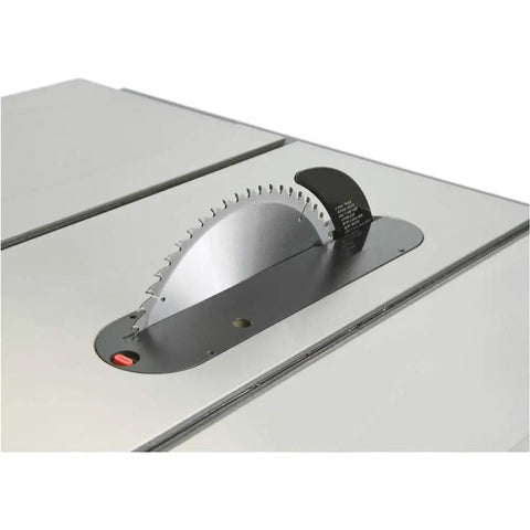 Heavy Duty Shop Rockstar With Kickass 12 Inch Table Saw featuring a 12 inch blade and sturdy metal base for precision cutting.