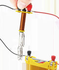 Two Pack Education Electromagnet And Electric Circuit Lab Kit for beginner experiments, copper coil demonstration in use.