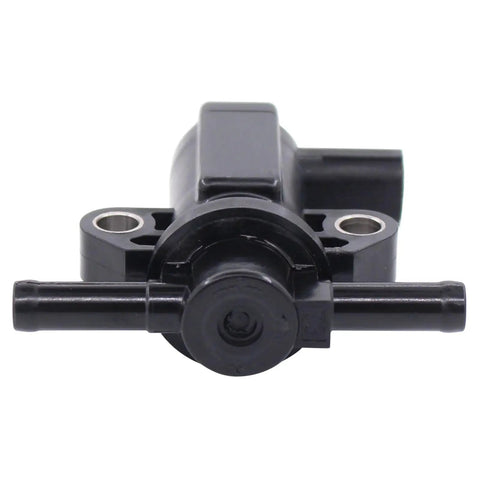 Front view of EVAP vapor canister purge solenoid vent valve compatible with Nissan Armada Titan 2004 to 2021