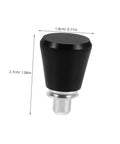 Black Metal Spring Pins Set of 4 Locking Plungers For Heavy Industrial Gear Universal Fit Durable Wear Resistant Hardware Parts Machine Setup, featuring a black-top pin.