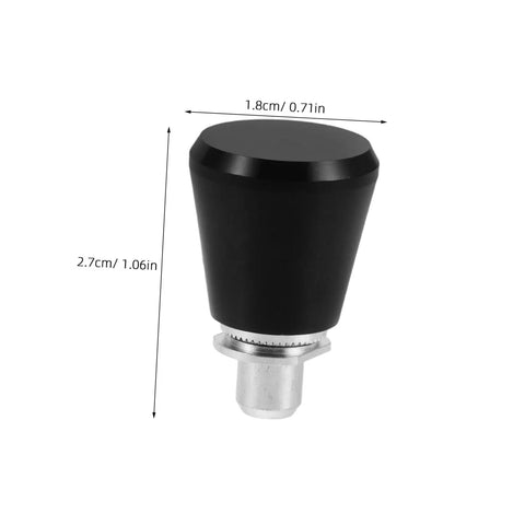 Black Metal Spring Pins Set of 4 Locking Plungers For Heavy Industrial Gear Universal Fit Durable Wear Resistant Hardware Parts Machine Setup, featuring a black-top pin.