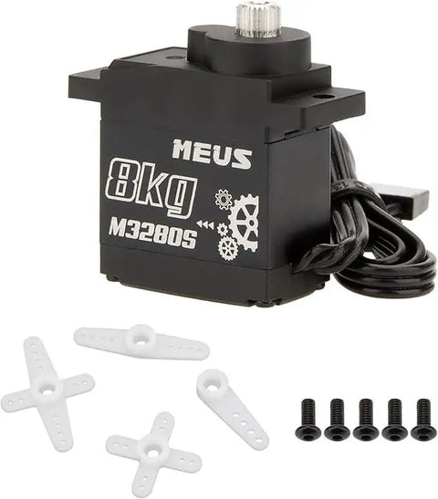 Heavy Duty 25T Metal Gear Steering Servo For TRX4M 1 To 18 RC Crawler With Mount And Horn 6 To 8.4V Operation 6 To 8.5KG Torque